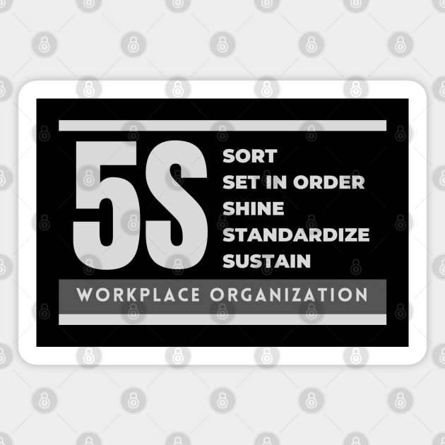 5S Workplace Organization Magnet by Viz4Business